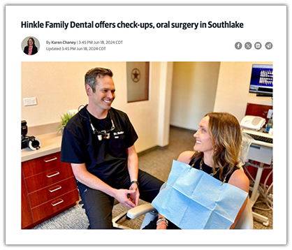 Screenshot of Community Impact article