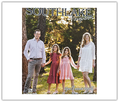 Dr. Hinkle with family on magazine cover