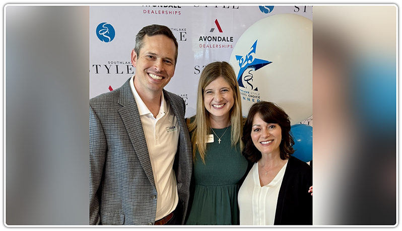 Dr. Hinkle and dental team members