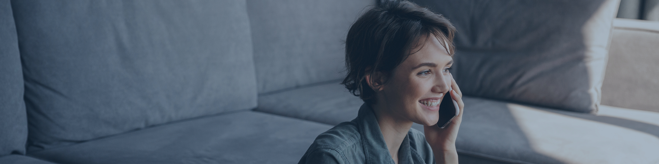 Close-up of woman talking on the phone