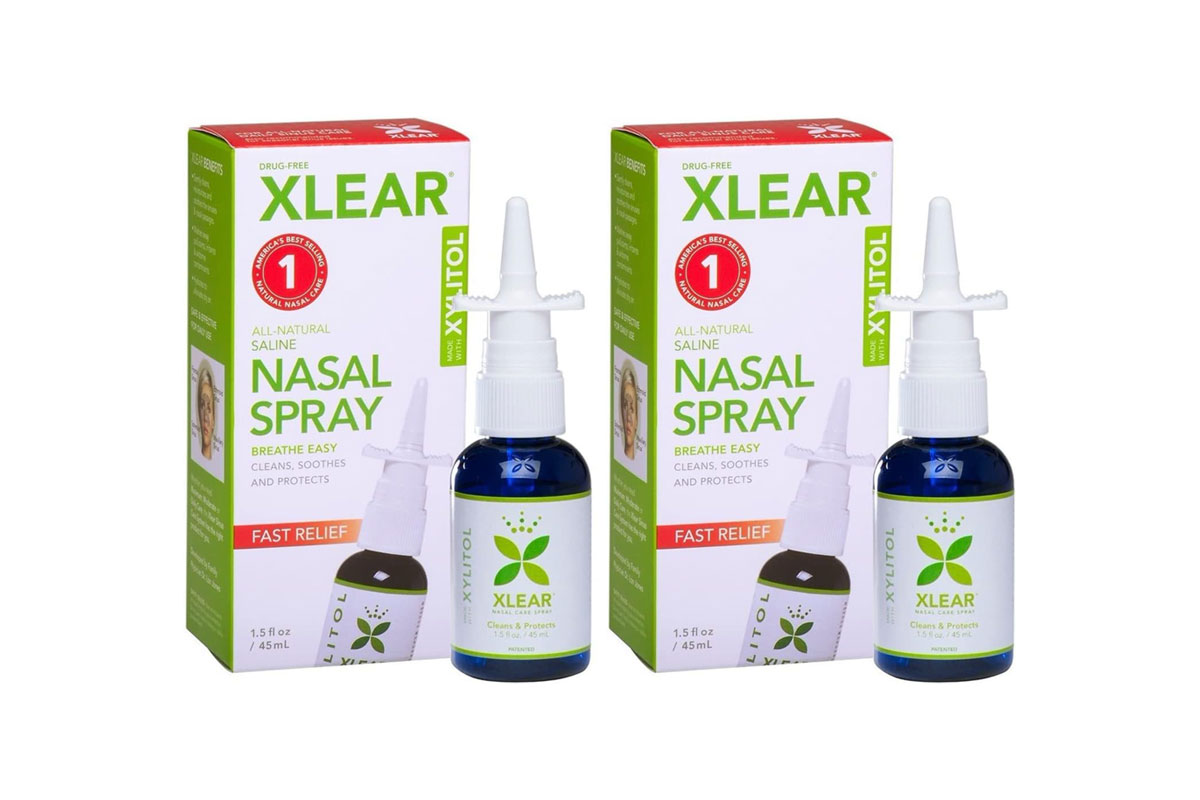 Two bottles of XClear Nasal Spray