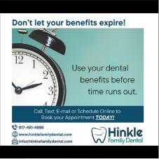 Ad for using dental benefits