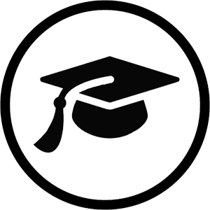 Icon of graduation cap