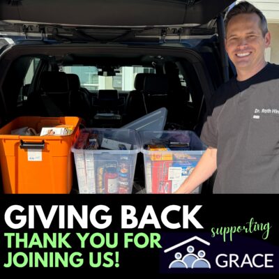 Thank you for joining Hinkle Family Dental. Your support helps us give back to the community.