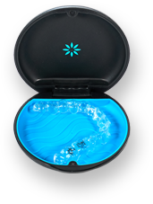 Invisalign clear aligners.